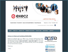 Tablet Screenshot of execz.co.za